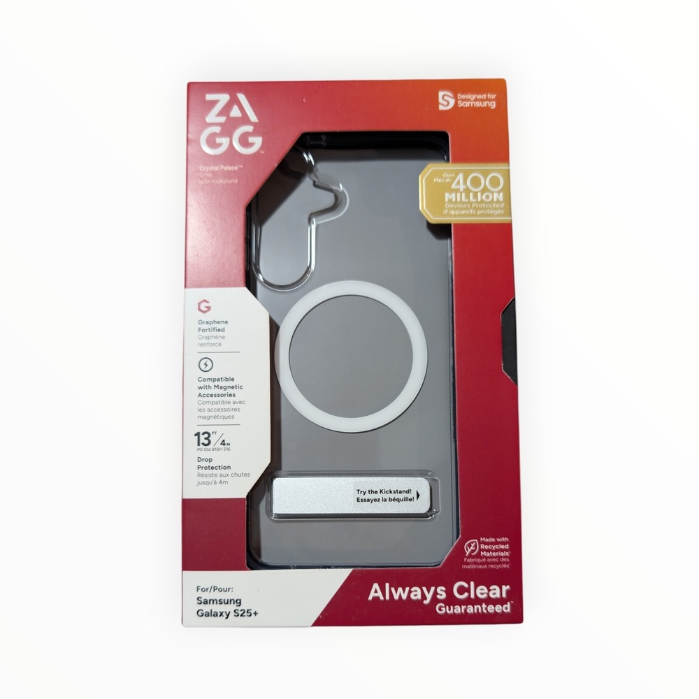 Y1-S ZAGG Crystal Palace Snap Series Case for Samsung Galaxy‎ S25+ (Clear)